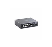 XikeStor 4 Ports 2.5G Managed Switch, 4*2.5g rj45 2*10g sfp+, LACP/VLAN/QoS/STP/IGMP, Silencioso y sin Ventilador, aleación de Aluminio, Escritorio /montado en Pared 2.5G NAS Game PC WIFI6 Ap 4K