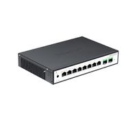 XikeStor Conmutador PoE+ de 8 puertos 2,5 G, 2 x 10G SFP+ enlace ascendente, L2+ gestionado, SKS3200-8E2X-P VLAN/LACP, control por aplicación, para cámaras de vigilancia y puntos de acceso