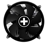 Xilence I350PWM.B Intel CPU Low Profile Kühler, LGA 1954/1851/1700, 110W TDP, Top Blow, silencioso ventilador PWM de 92 mm, montaje fácil, con placa trasera, ideal para necesidades de refrigeración