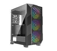 Xilence Xilent Breeze II X812.ARGB - Carcasa para Ordenador de Videojuegos (3 Ventiladores ARGB de 120 mm, 1 Ventilador PWM de 120 mm, Carcasa para Torre ATX, Panel Lateral de Cristal, Elegante Malla