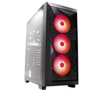 Xilence Xilent Breeze X712.RGB Gaming PC Carcasa para PC, 3 Ventiladores ARGB de 120 mm, 1 Ventilador PWM de 120 mm, ATX Midi Tower, Negro