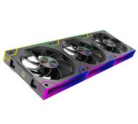Xilence XPF360R.ARGB Gaming PC - Ventilador inverso para PC (3 unidades, 3 x 120 mm, PWM ARGB, con cadena de margarita, espejo infinito, rodamiento hidráulico, funcionamiento silencioso hasta 32 dB(A
