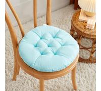 XILENY Cojín Decorativo de Asiento 40 cm, Pack 4 Cojines Redondos Adecuado para decoración al aire libre, para Sillas de Terraza, Cocina, Patio, Balcón, Salón