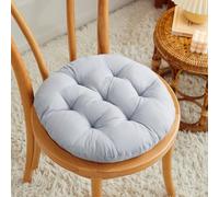 XILENY Cojín Decorativo de Asiento 40 x 40 cm, Cojines Sillas Jardin Pack 4 Cojines Redondos Cojines de Asiento para Sillas de Terraza Cocina Patio Balcón Salón,Adecuado para decoración al aire libre