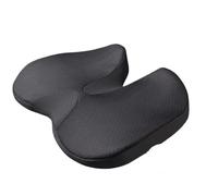 XILEUDUOD Cojín para Silla De Oficina Cojín ortopédico Antideslizante de Espuma viscoelástica for próstata, coxis, ciática, Alivio del Dolor de Espalda, Silla cómoda for Asiento de Coche(Black)