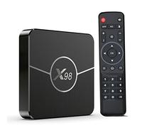 Xilibod Android 11 TV Box 2GB RAM 16GB ROM S905W2 Quad Core CPU Mali-G31 MP2 GPU H.265 Decoding 2.4G/5G WiFi 100M DLAN Smart TV Box - Model No.: X98plus 2GB 16GB