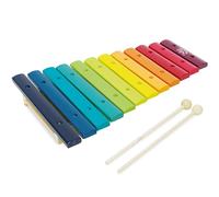 Xilófono Arcoíris Todo de Madera con 2 Baquetas para Niños desde 3 Años | Color multicolor atractivo | sonidos suaves y melodiosos | desarrolla despertar musical y ritmo | idea de regalo lúdica hoy