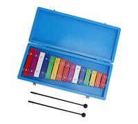 Xilófono de 15 Notas, Instrumento de Xilófono Colorido para Niños Pequeños, Instrumento de Xilófono Profesional, Xilófono de Juguete para Niños con Dos Mazos de Plástico,