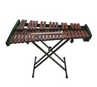 Xilófono de 37 teclas Glockenspiel Glockenspiel de madera profesional Xilófono instrumento de percusión Juego de xilófono con soporte ajustable y bolsa para estudiantes adultos principiantes