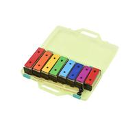 Xilófono De 8 Notas Glockenspiel, Placas De Metal Extraíbles, Campanas Resonadoras Para Principiantes, Instrumentos De Percusión Para Estudiantes