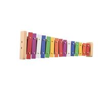 Xilófono Glockenspiel De 15 Notas, Base De Madera, Barras Coloridas Con 2 Mazos, Instrumento Musical Educativo De Percusión