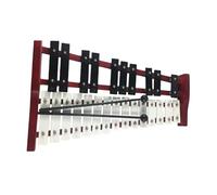 Xilófono Glockenspiel De 25 Notas, Medida De 15,7x9,8x3 Pulgadas, Barras De Aluminio Con Claridad