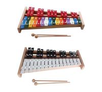 Xilófono Glockenspiel De 27 Notas, Percusión Educativa Compacta Con 2 Mazos, Ligero, Profesional Para Principiantes, Portátil