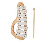 Xilófono Glockenspiel De Golpe Manual Con Mazos, Hoja De Aluminio De 8 Tonos, Instrumento Musical De Madera, Educativo Preescolar