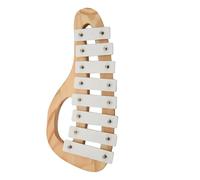 Xilófono Glockenspiel De Golpe Manual Con Mazos, Hoja De Aluminio De 8 Tonos, Instrumento Musical De Madera, Educativo Preescolar
