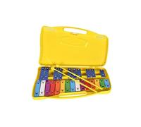Xilófono Glockenspiel Metalófono 25 Teclas Metálicas Angel AG-25N3 con Estuche Amarillo (amarillo)