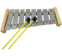 Xilófono Glockenspiel, Xilófono Placa de aluminio de madera de 8 tonos Xilófono Instrumento de percusión con base de madera