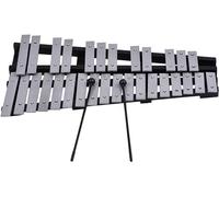 Xilófono Glockenspiel, Xilófono plegable 25/30 Note Glockenspiel xilófono marco de madera barras de aluminio instrumento de percusión