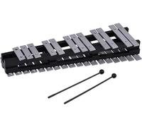 Xilófono Glockenspiel, Xilófono plegable 30 notas xilófono marco de madera instrumento de percusión de aluminio
