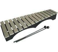 Xilófono Glockenspiel, Xilófono Xilófono de 15 tonos Carillón Percusión Xilófono de hoja de aluminio con mazo