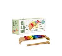 Xilófono Infantil Xilabú con Libro de Canciones - Instrumento Musical Educativo de Madera con 8 Notas, Colores y Audios, Juguete Montessori para Niños +3 Años (Español)
