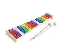 xilófono kit Instrumento Musical De Piano Con Placa De Aluminio Arcoíris De 15 Tonos Instrumento De Percusión De Xilófono Batido A Mano