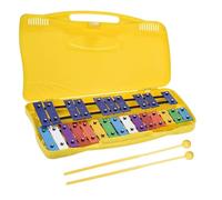 Xilófono Musical Colorido 25 Notas Glockenspiel Xilófono Percusión Ritmo Instrumento Musical Con 2 Mazos Estuche De Transporte