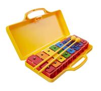 Xilófono para niños de 8 notas, Glockenspiel cromático, instrumento musical, juguete de percusión de madera.