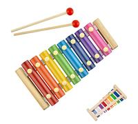 Xilófono para Niños Juguetes Musical De Madera Glockenspiel Instrumentos Musicales Educativos Octava Juguete Musical para Regalos de Niño