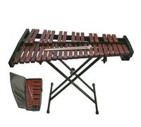 Xilófono profesional de 37 teclas Glockenspiel instrumento educativo de percusión Glockenspiel de madera con soporte ajustable y bolsa para estudiantes adultos principiantes