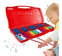 Xilófono profesional, Glockenspiel cromático,Instrumento de xilófono profesional cromático de 25 notas - Equipo de instrumentos musicales para Año Nuevo, Cumpleaños, Pascua, Acción de Gracias, Días Fe