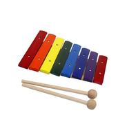 xilófono profesional Instrumento De Percusión De Xilófono De Madera De 8 Tonos, Barra Arcoíris