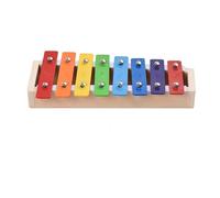 xilófono profesional Xilófono Glockenspiel De Tamaño Compacto De 8 Teclas Con Mazos De Madera Instrumento Musical De Percusión