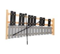 xilófono profesional Xilófono Glockenspiel Soprano De Madera Profesional De 25 Notas Con Palo De Percusión