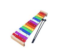 Xilófono Xilófono de 15 teclas, teclado musical, instrumento musical de metal, xilófono de madera, piano