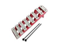 Xilófono Xilófono, instrumento musical con base escalonada de madera 8 tonos(Red)