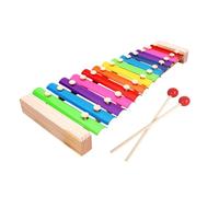 Xilófono Xilófono musical de madera 13 tonos, instrumento percusión arcoíris acero