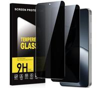 Xiltlly Protector Pantalla Privacidad para Xiaomi 14T Pro 2 Piezas,Anti Espía Cristal Templado,Anti-Espía Vidrio Película,9H Dureza,Anti-Arañazo,Sin Burbujas,Privacy Screen Protector