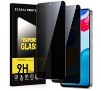 Xiltlly Protector Pantalla Privacidad para Xiaomi Redmi Note 11S/Note 11 4G 2 Pieza,Anti Espía Cristal Templado,Anti-Espía Vidrio Película,9H Dureza,Anti-Arañazo,Sin Burbujas,Privacy Screen Protector