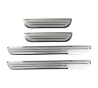 XILUOWUDI 4 Piezas Pegatinas para Umbral del Coche Protector de Arañazos para VW Sharan 2/II 2010-2015 (Minivan), Acero Inoxidable Protector Umbral Puerta Coche, DecoracióN para Estribos