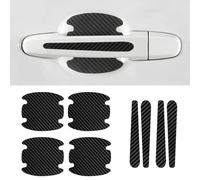 XILUOWUDI 8Pcs Protector de Manija de Puerta de Coche Película para Citroen C4 Cactus 2014-2020 Pegatinas contra Arañazos para del Automóvil Antiarañazos Accesorios, Carbono
