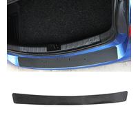 XILUOWUDI Protector de Parachoques Trasero Coche para VW T-Cross C1 I 2019-2024 Protección Borde de Carga Fibra de Carbon Tiras Autoadhesiva Antiarañazos, Negro,100X9CM