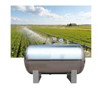XILYZMO Anque Presión Acero Inoxidable Agua, Tipo Horizontal Acero Inoxidable Presurizado Tanque Agua, Grifo Impulsare, 700 litros Pozo Doméstico Sistemas Almacenamiento(200L/100x63cm)
