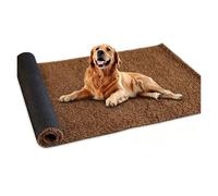 XILYZMO Césped Artificial 30mm, Alfombra Hierba Sintética con Agujeros Drenaje, Césped Realista Alta Densidad para Exterior (150x80cm/59x31in)