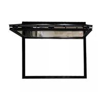 XILYZMO Marco Aluminio Ventana Concesión, Tipo Enrollable Ventana Servicio, Puesto Concesión Puerta Ventana Plegable, Ventana Concesión Toldo Pasamanos Puerta para Pastelerías(80x110cm)