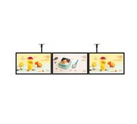 XILYZMO Marco Delgado A Presión Caja Luz LED, Restaurante Cartel Iluminado Exhibidor Retráctil Aleación Titanio LED Retroiluminado Tablero Menú Montaje Pared Caja Luz Ultrafina(B-180x40cm)