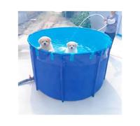 XILYZMO Piscina Redonda Exterior, Una Estructura Resistente Piscina-Estanque Peces, Plegable Válvula Drenaje Piscina Elevada Estanque De Cría para Almacenar Agua De Riego(2.5x1.2m)