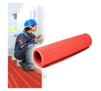 XILYZMO Rollo Alfombra Aislante Cuadro Eléctrico(Rosso,10mm/2x1.5m)