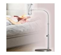 XILYZMO Soporte De Suelo sobre La Cama para Panel De Luz De Belleza, Soporte De Cuello De Cisne Robusto con Pinza Diagonal, Base Pesada