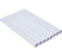 Ximax Schnappfix - Cubierta de tubería para radiador Paquete 8-er (205 mm) blanco